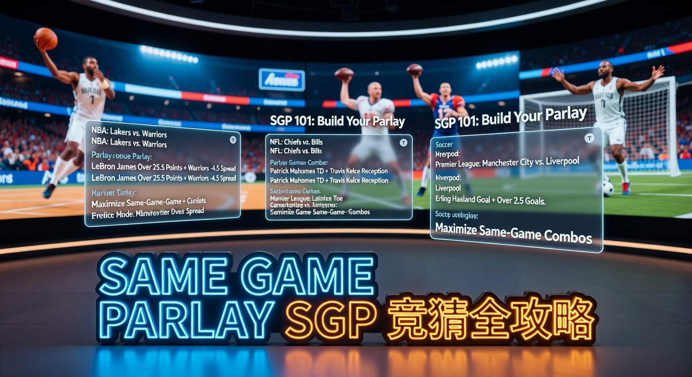 超级过关 same game parlay SGP投注技巧与风控