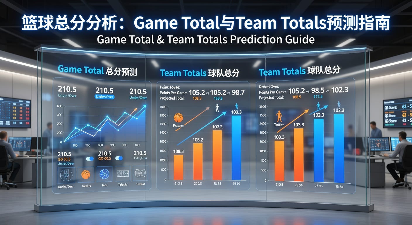 篮球总分 game total team totals 实战判断与分析