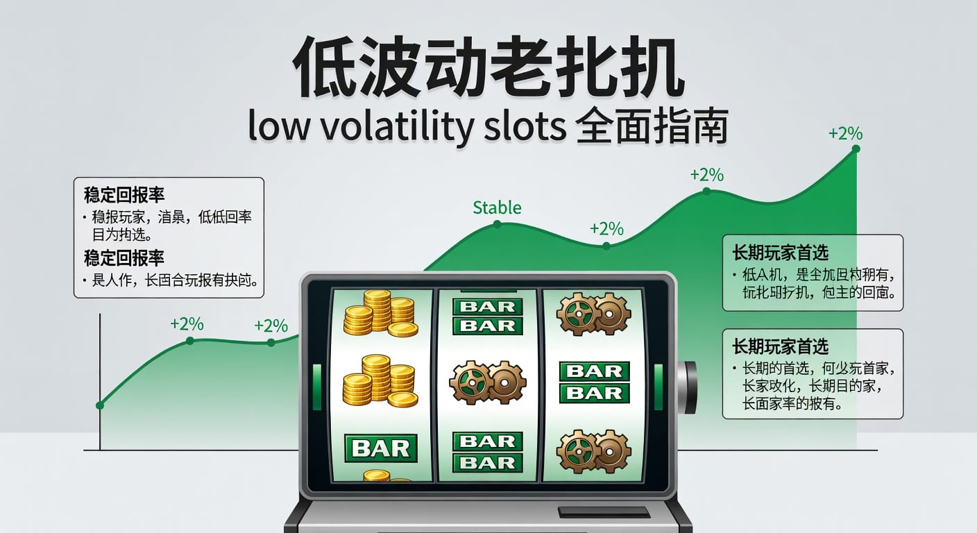 低波动老虎机 low volatility slots：稳健玩法与选择思路